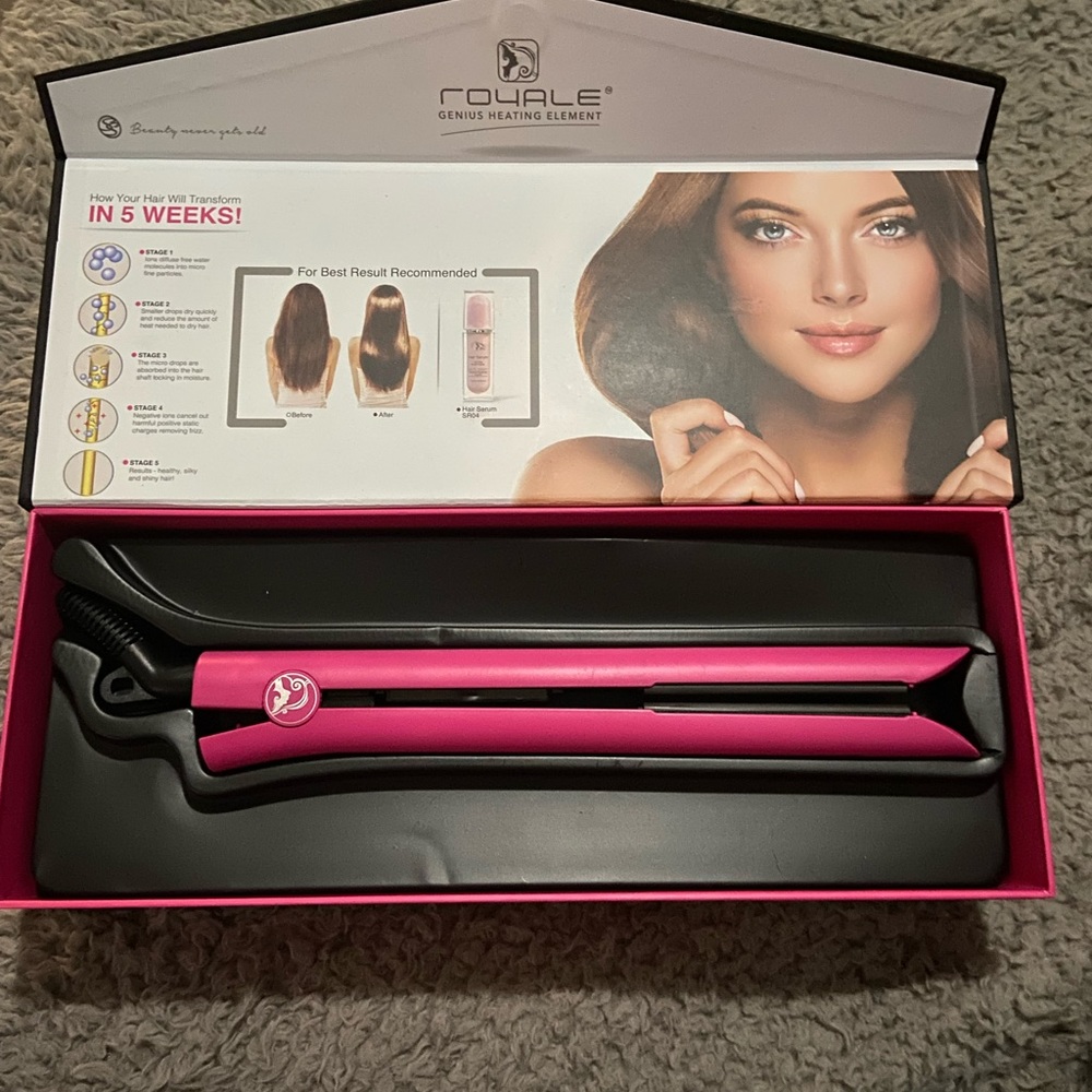 👑 ROYALE Platinum Ceramic Straightener